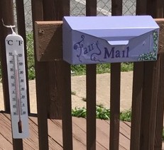 Fairy mail and the rain gauge