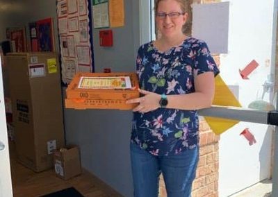 Randleman Enrichment Center receives pizza