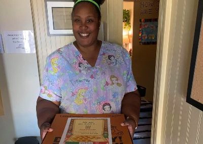 First Steps Early Learning Center receives pizza