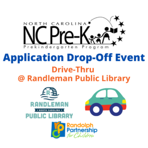 NC Pre-K Application Drive Through @ Randleman Public Library