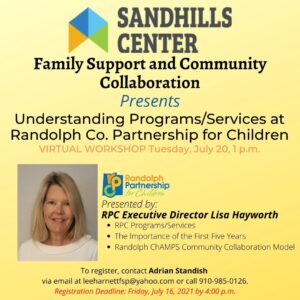 Understanding Programs/Services at Randolph Co. Partnership for Children @ online